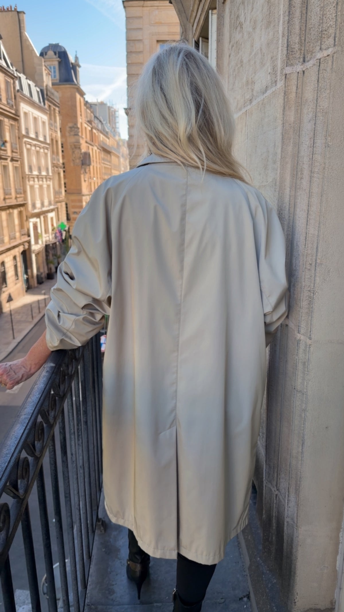 Vintage Yves Saint Laurent Rain Coat Size Large