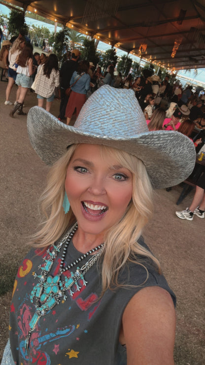 BEST SELLER!! Turquoise Baby Jumbo Long Earrings