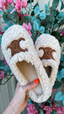 NEW!! Sasha Platform Slippers in Beige