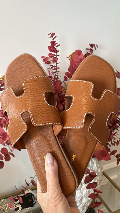 FINAL SALE!! France Sandal in Brown