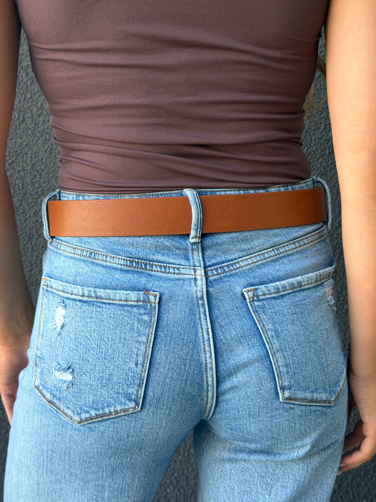 "Everyday Classic" Brown and Gold Belt