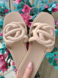 PREORDER!! Icon Jelly Sandals in Nude