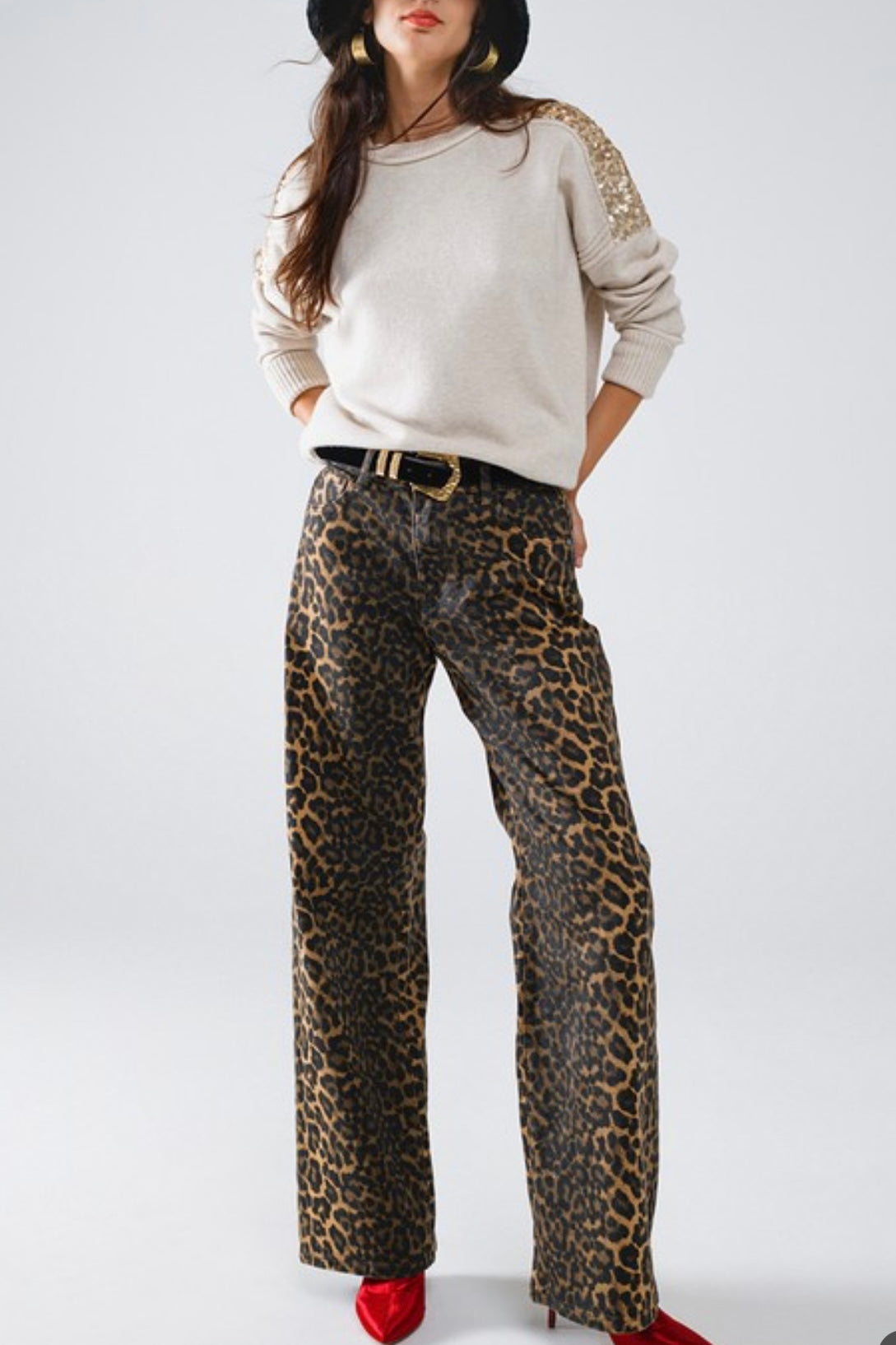 BEST SELLER!! Leopard Denim Pants