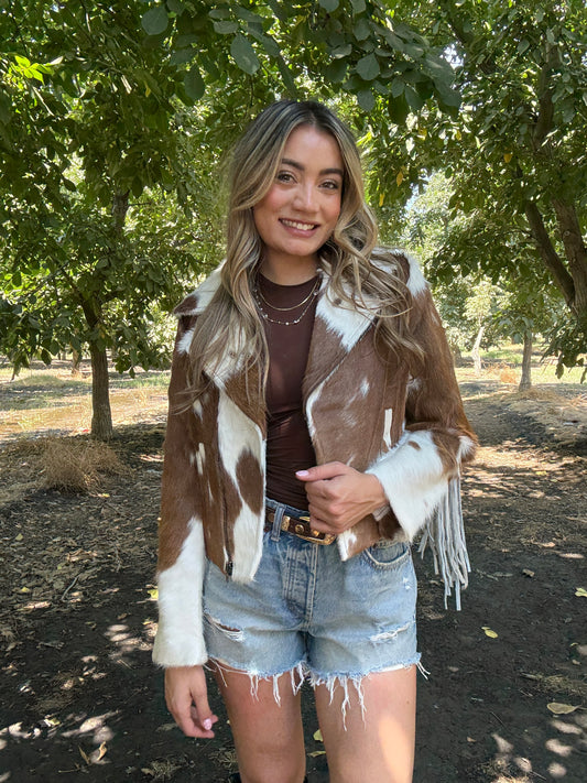 NEW!! Cowhide Jacket #4 - Size Small