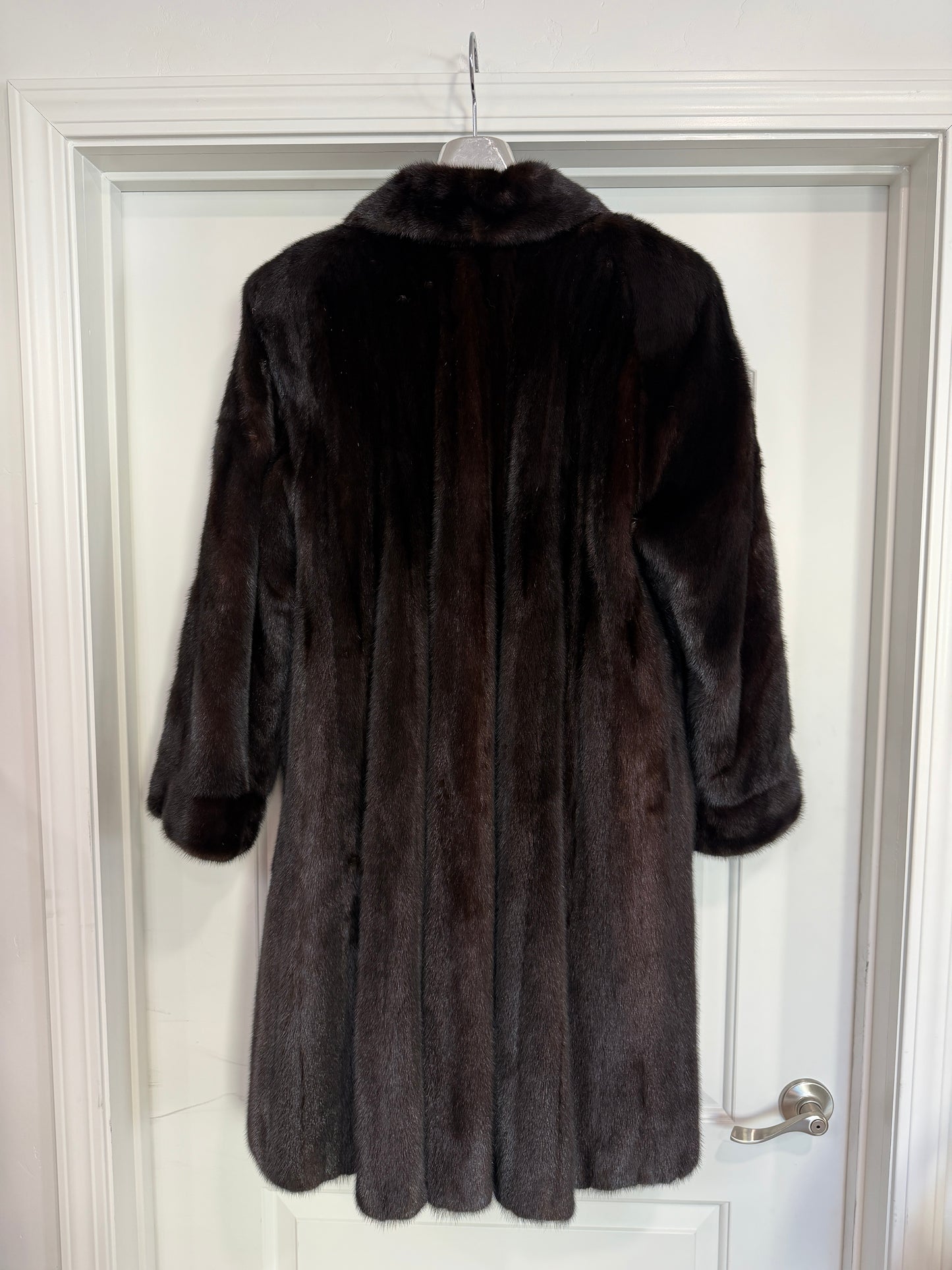 #34 Vintage Mahogany Mink Coat Size M/L