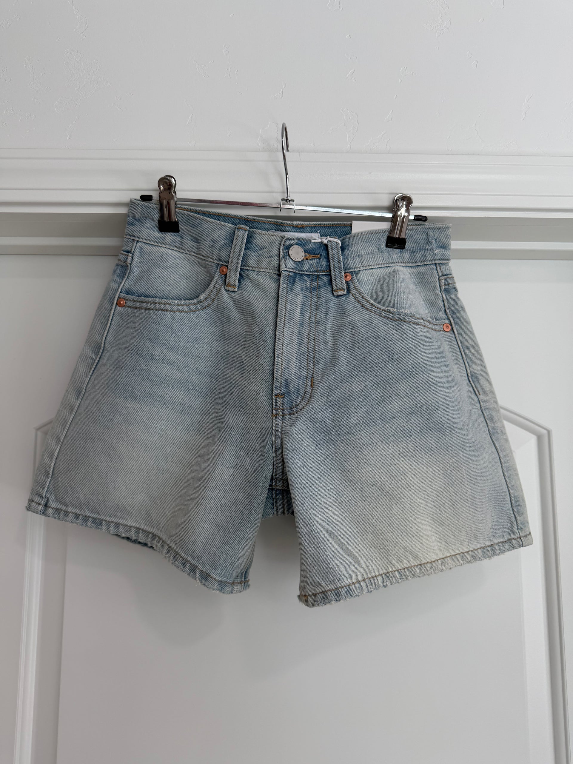 FINAL SALE Light Wash Denim Shorts