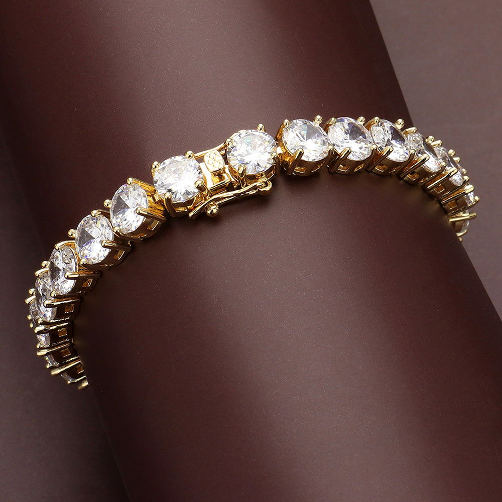 NEW!! Glamorous Tennis Bracelet in Gold