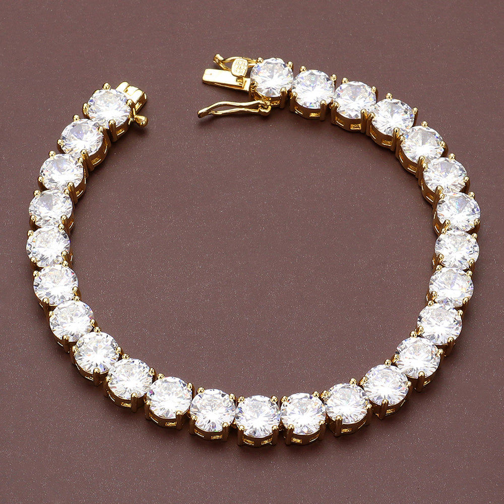 NEW!! Glamorous Tennis Bracelet in Gold