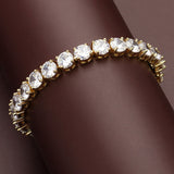 NEW!! Glamorous Tennis Bracelet in Gold