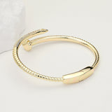 NEW!! Pave Nail Bracelet in 2 Colors - PRE ORDER