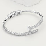 NEW!! Pave Nail Bracelet in 2 Colors - PRE ORDER