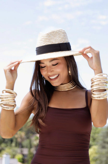BEST SELLER!! Golden Hour Stretch Bracelet Set in Gold