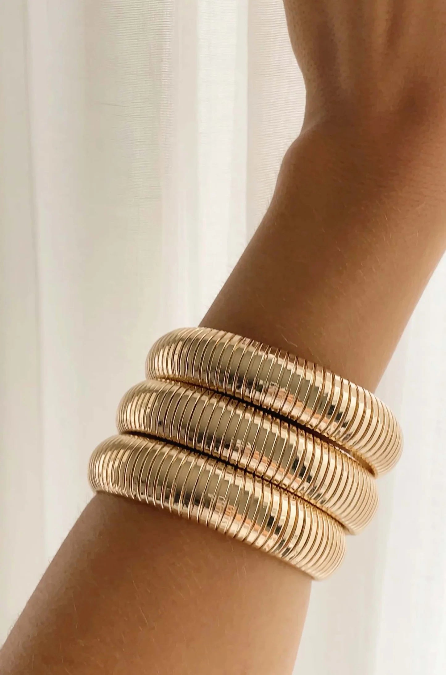 BEST SELLER!! Golden Hour Stretch Bracelet Set in Gold