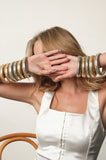 NEW!! Golden Hour Stretch Bracelet Set in Gold and Silver