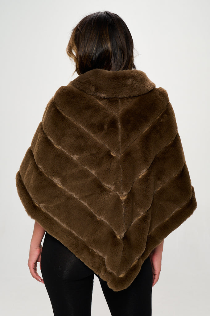 NEW!! Ritz Faux Fur Wrap in Brown