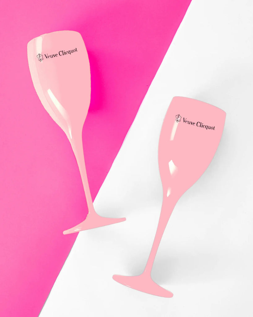 NEW!! Rose All Day Flutes in Pink (Set of 2)