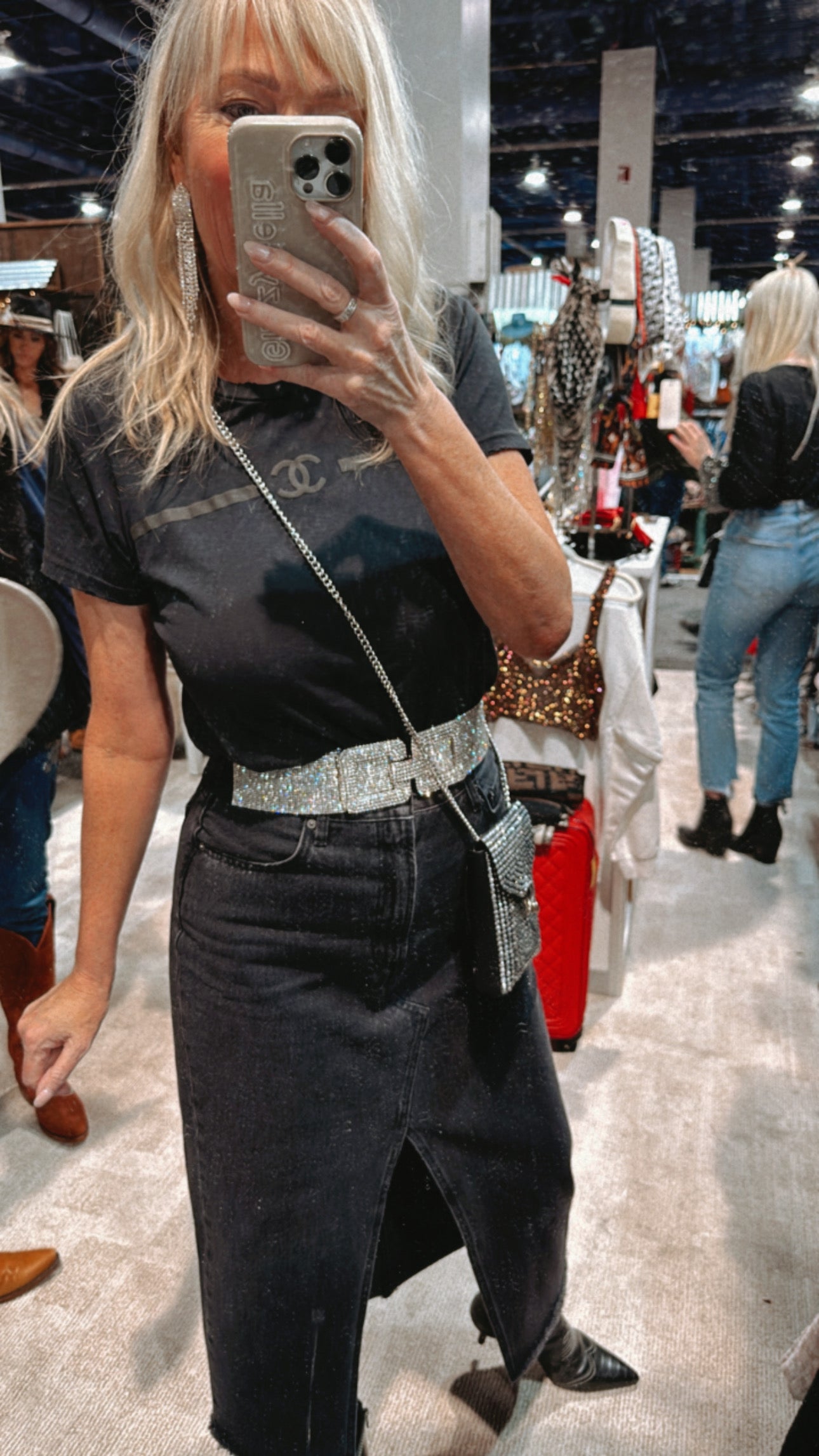 BACK IN STOCK!! "Sparkle” Rhinestone Stretch Belt