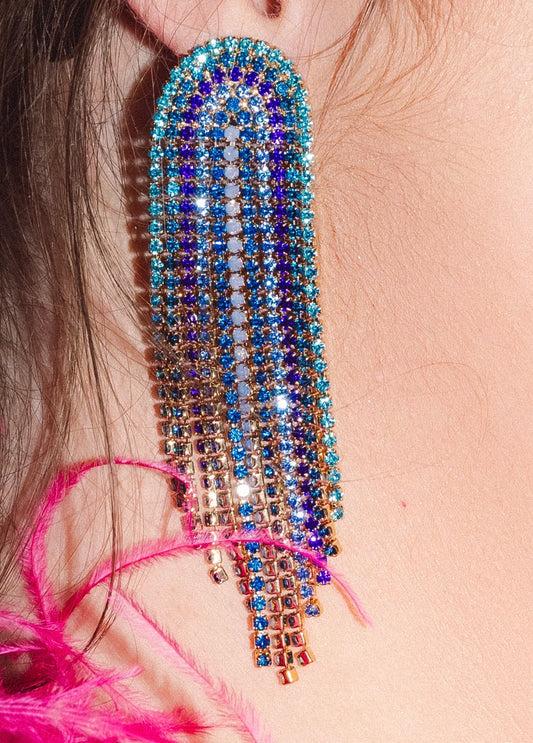 NEW!! Blue Baby Jumbo Earrings