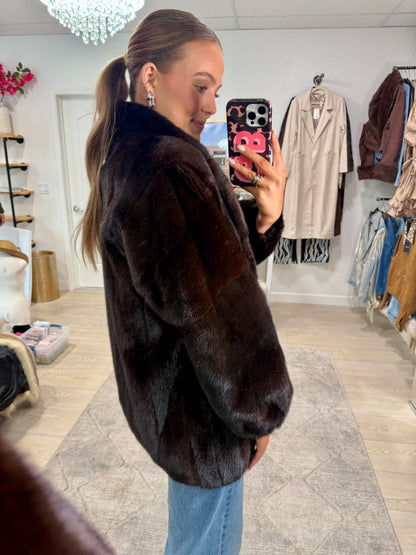 #20 Vintage Ranch Mink Jacket