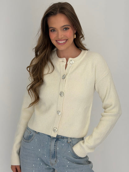 Maggie Cardigan in Marzipian Knit