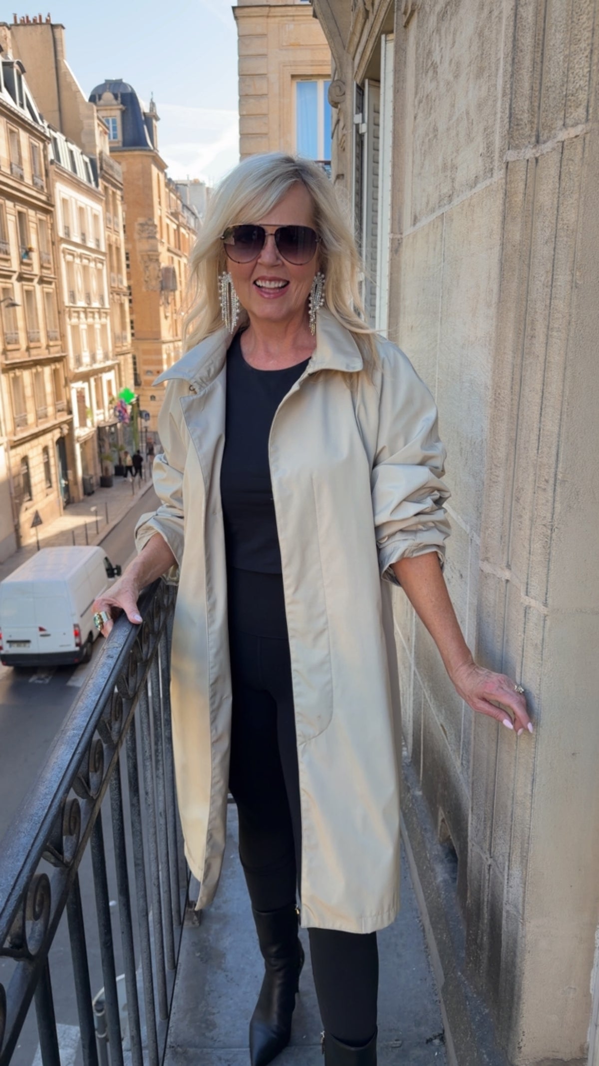 Vintage Yves Saint Laurent Rain Coat Size Large