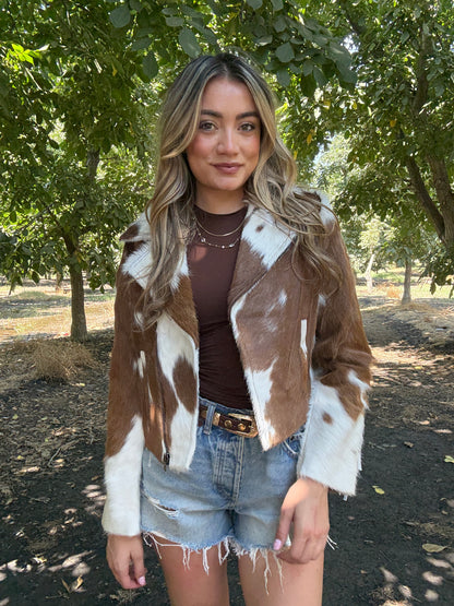 NEW!! Cowhide Jacket #4 - Size Small