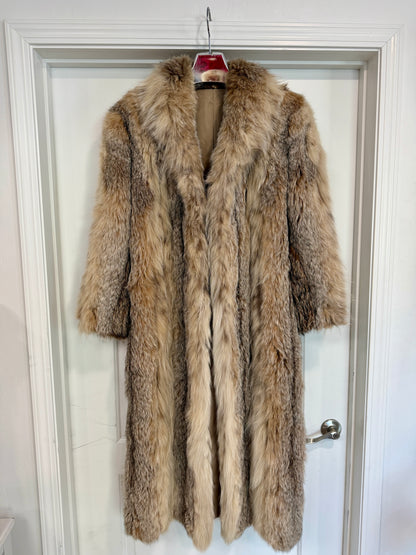 #56 Vintage Lynx Fur Coat Size S/M