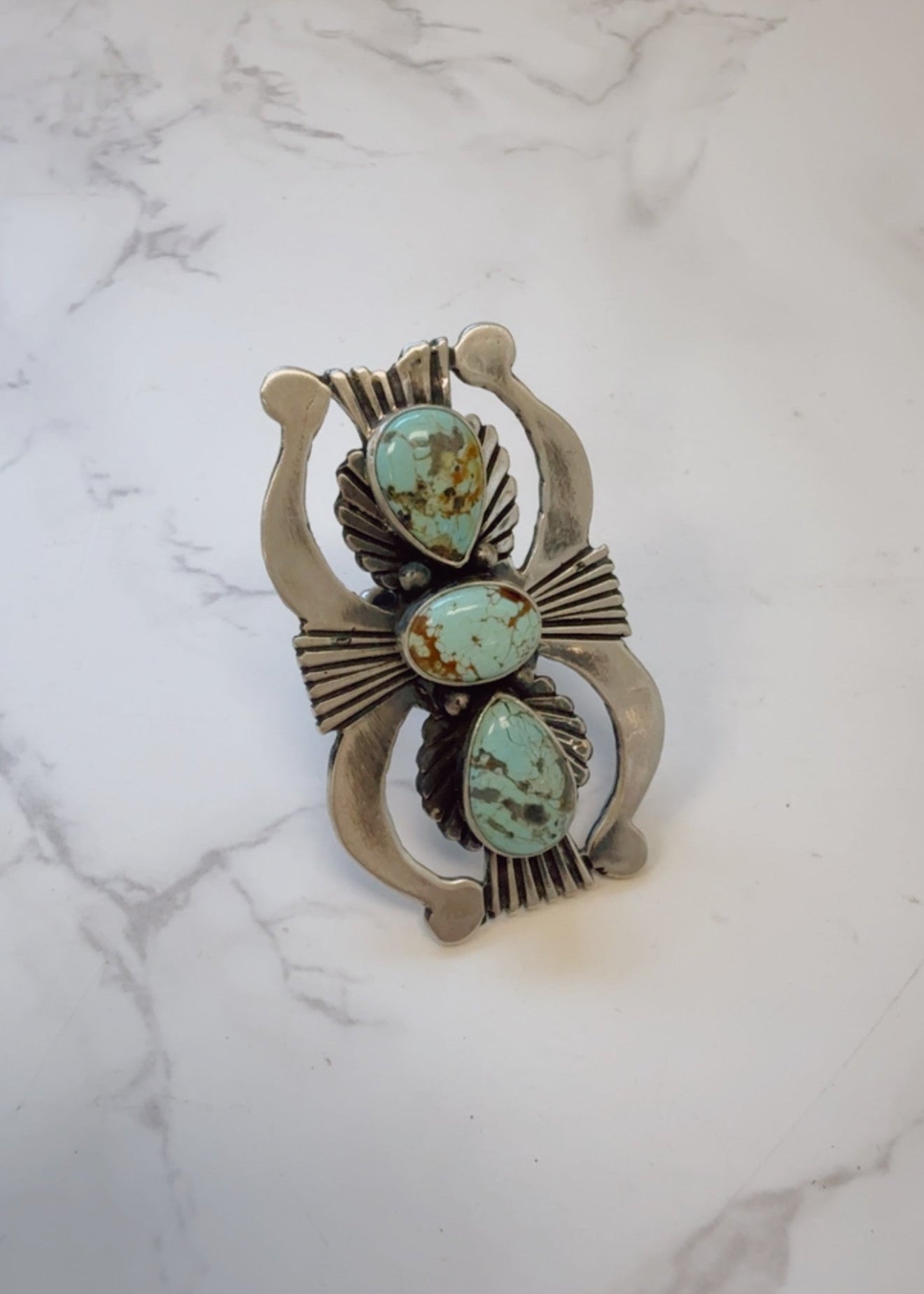 Indio Kingman Turquoise Ring