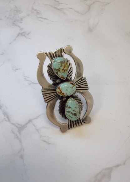 Indio Kingman Turquoise Ring