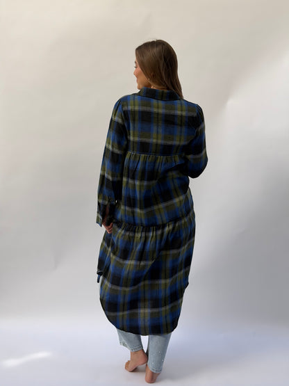 FINAL SALE!! Blue Skies Button Down Duster