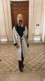 NEW!! Runway Silver Faux Fur Oversized Coat