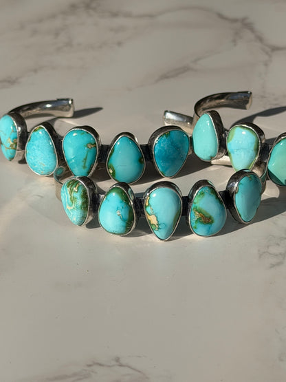 "Dakota" Kingman Turquoise Cuff Bracelet