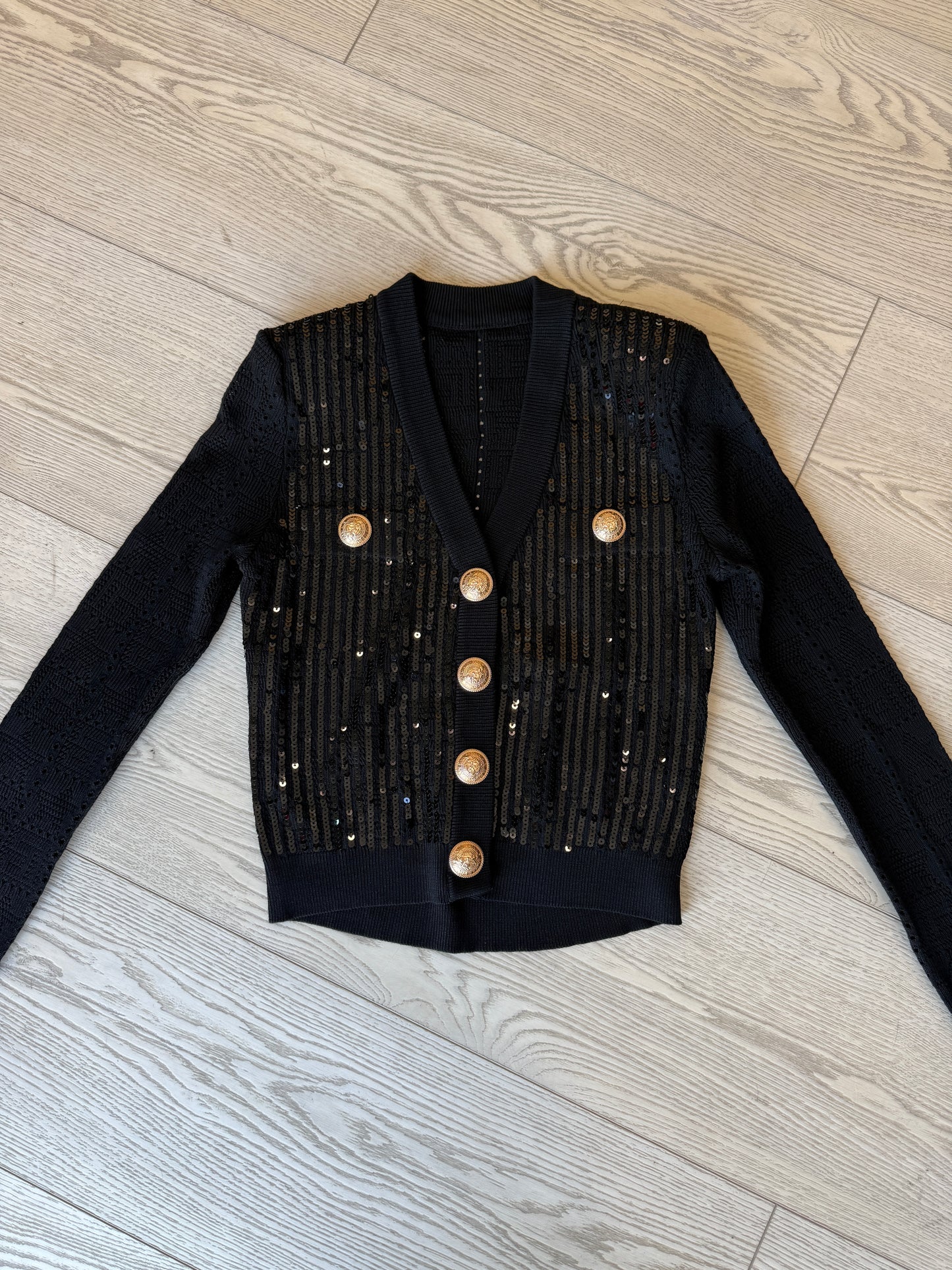 FINAL SALE! Sequin Button up Cardigan