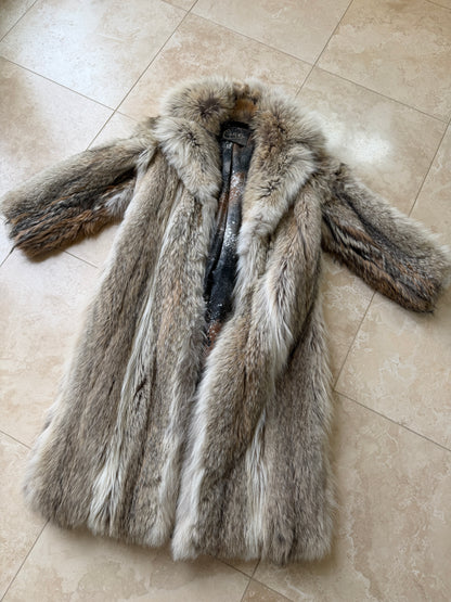 LIMITED EDITION! Denim Jacket w/ Vintage Coyote Trim