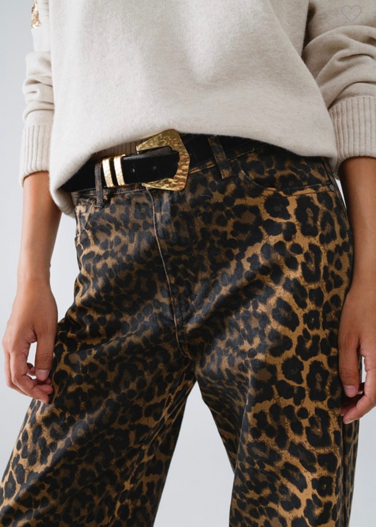 BEST SELLER!! Leopard Denim Pants