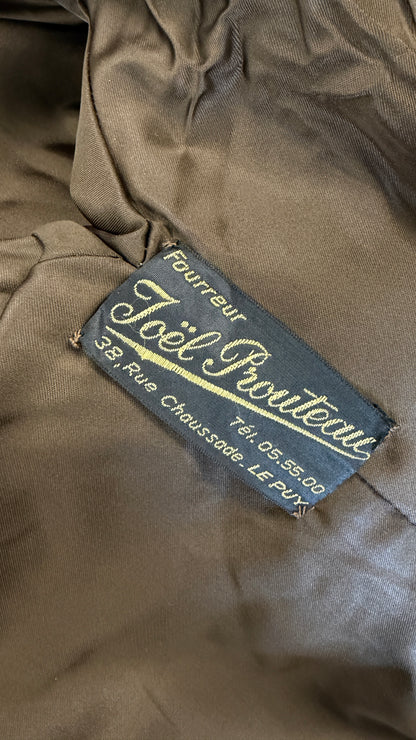 #102 Vintage Pastel Mink Coat Size Large/Xlarge