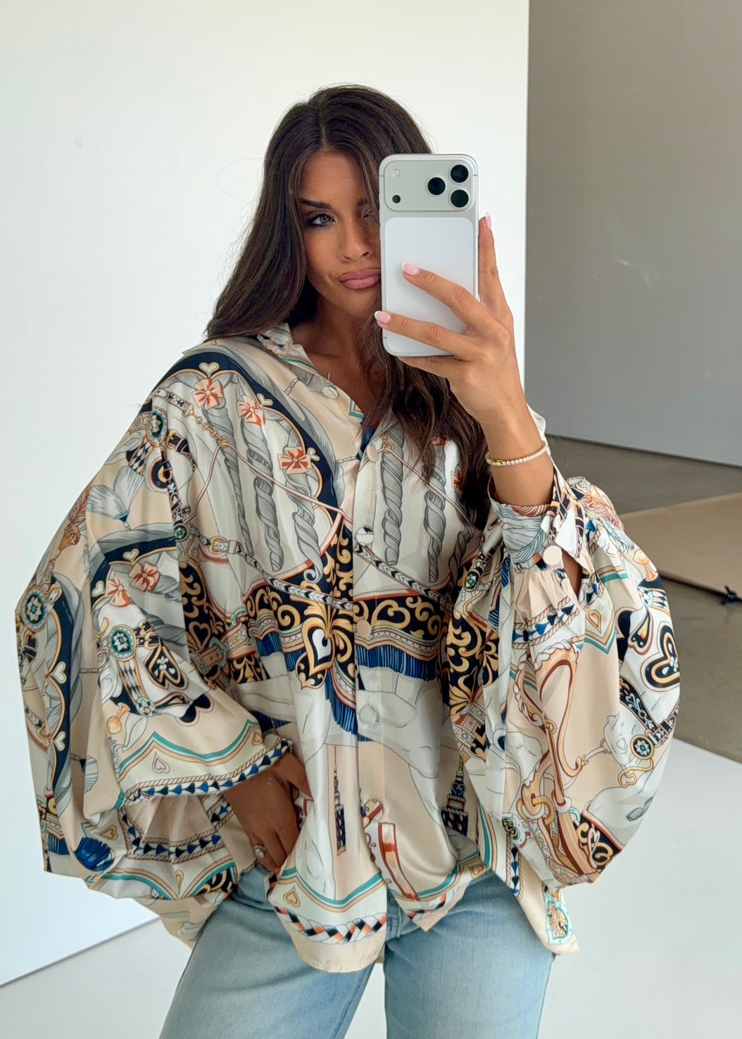 Jewels Satin Top