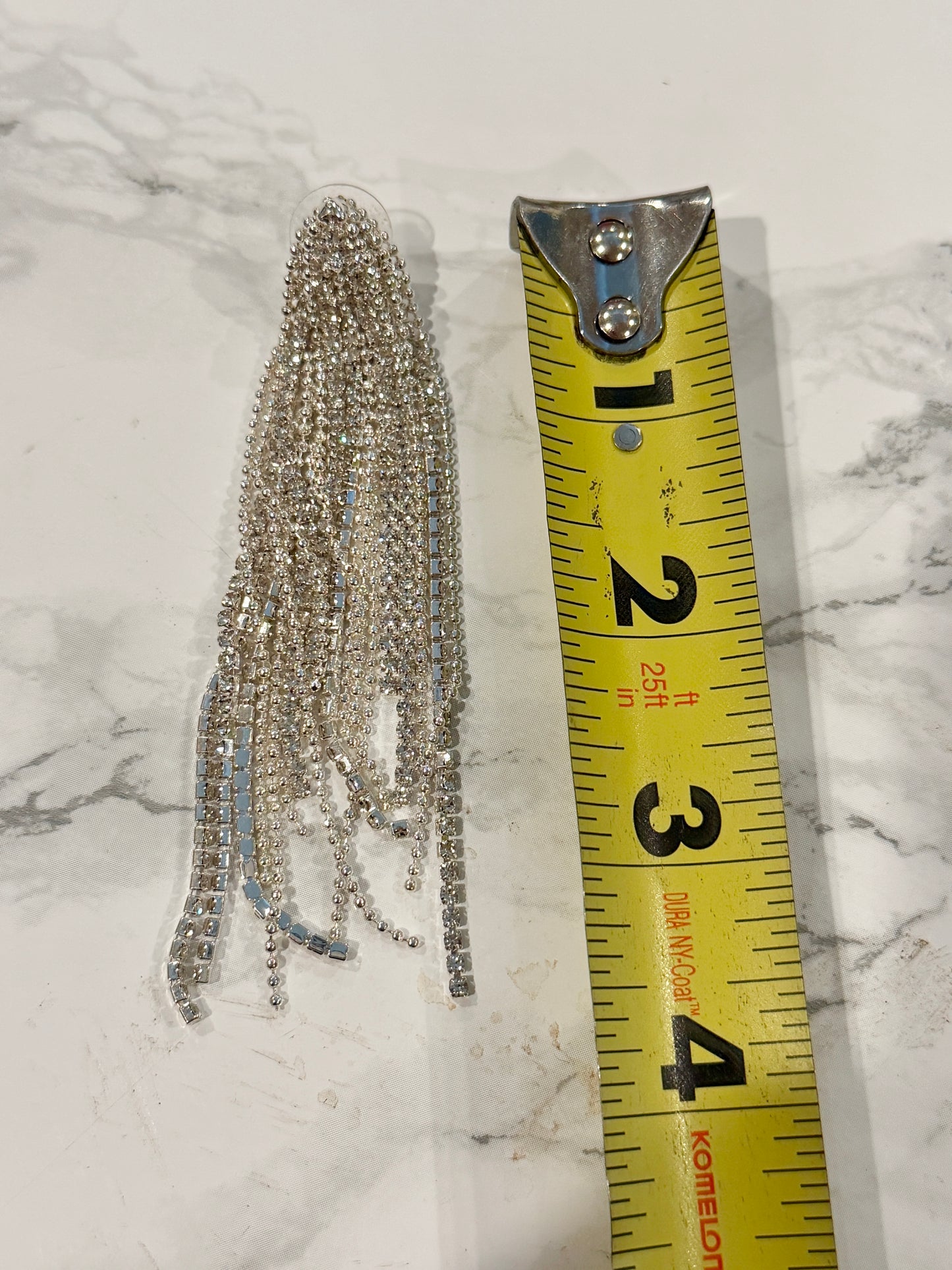 The “Marilyn” Crystal & Fringe Earring