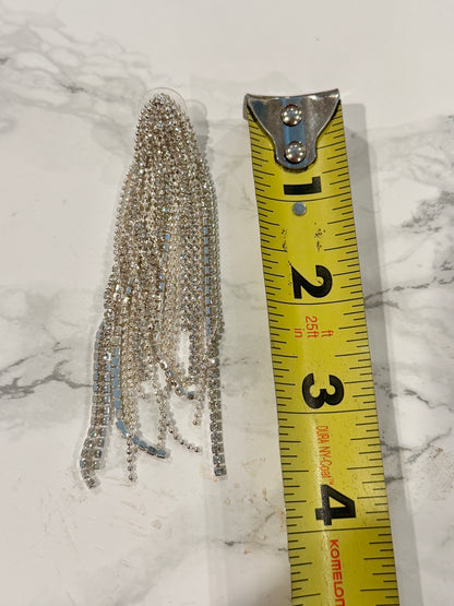 The “Marilyn” Crystal & Fringe Earring