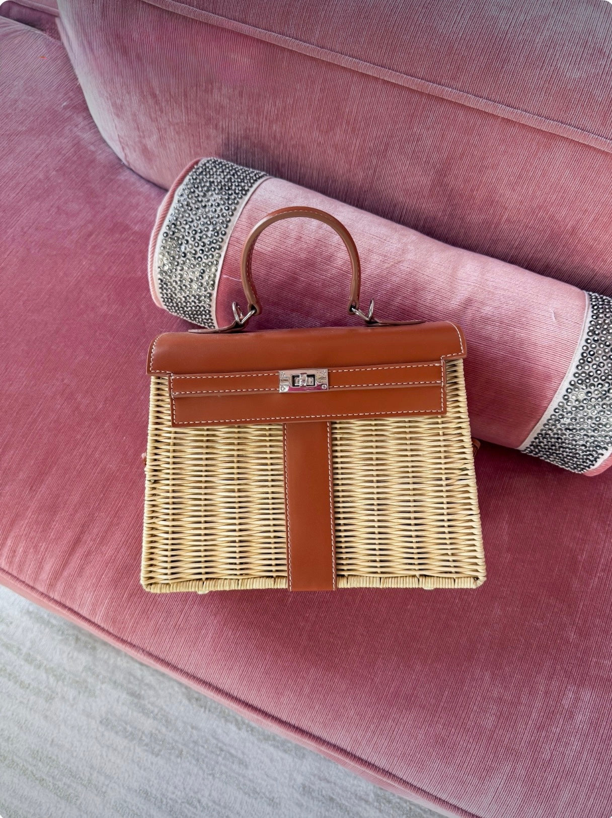 "Ibiza" Top Handle Bag in 2 Colors!