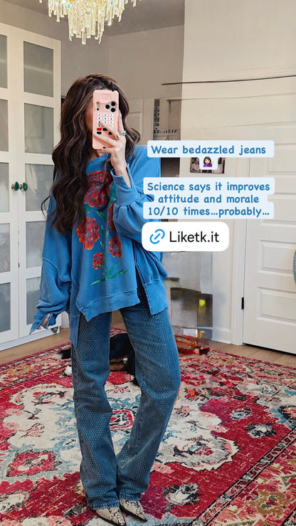 AS SEEN ON CASSIDY!! "Iconic" Jeans in Light Wash