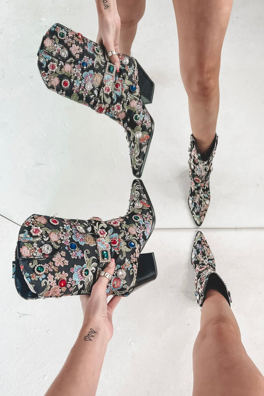 FINAL SALE!! The "Diligent" Flower Power Boot