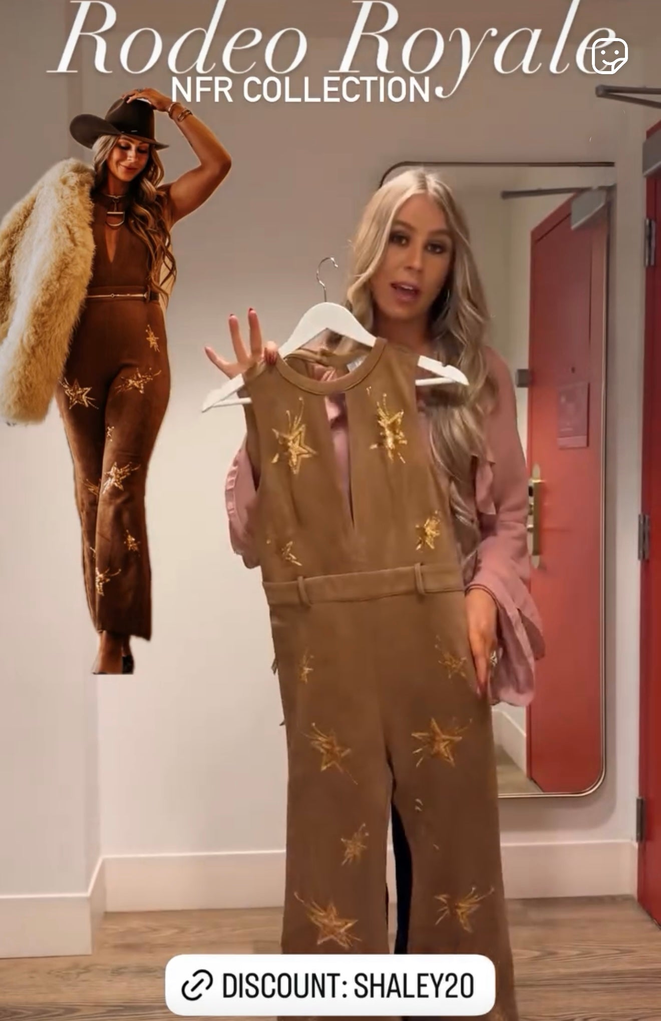 NEW!! Be a Star Velvet Jumpsuit in Gold