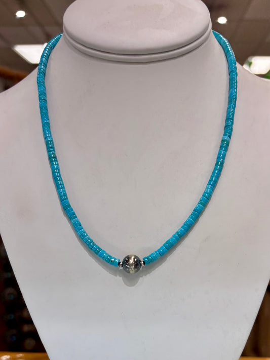 The “Marfa" Kingman Turquoise Necklace