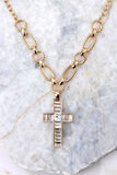 NEW!! The "My Faith" Gold Cross Necklace