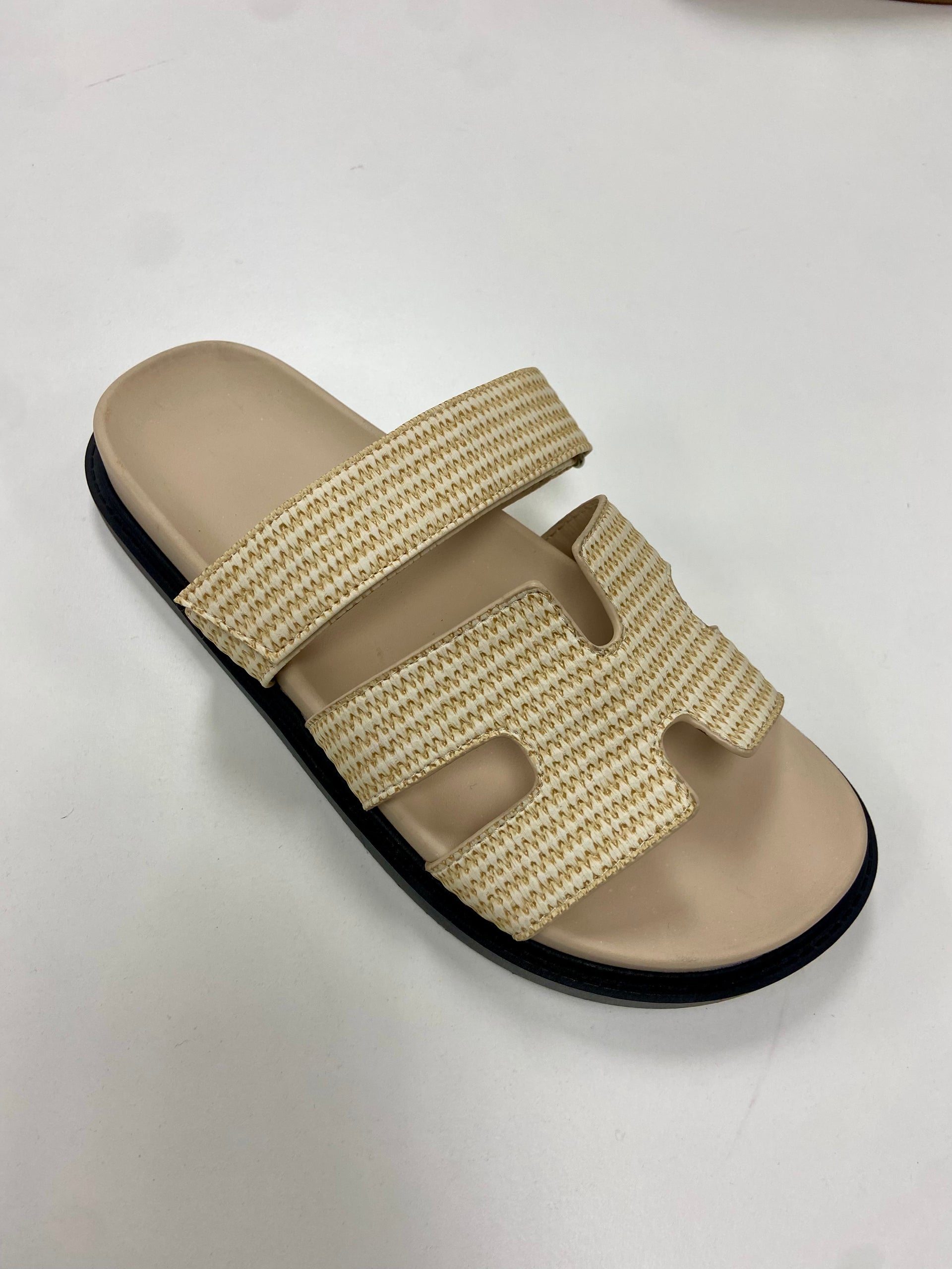 FINAL SALE Lowkey Famous Slide Raffia