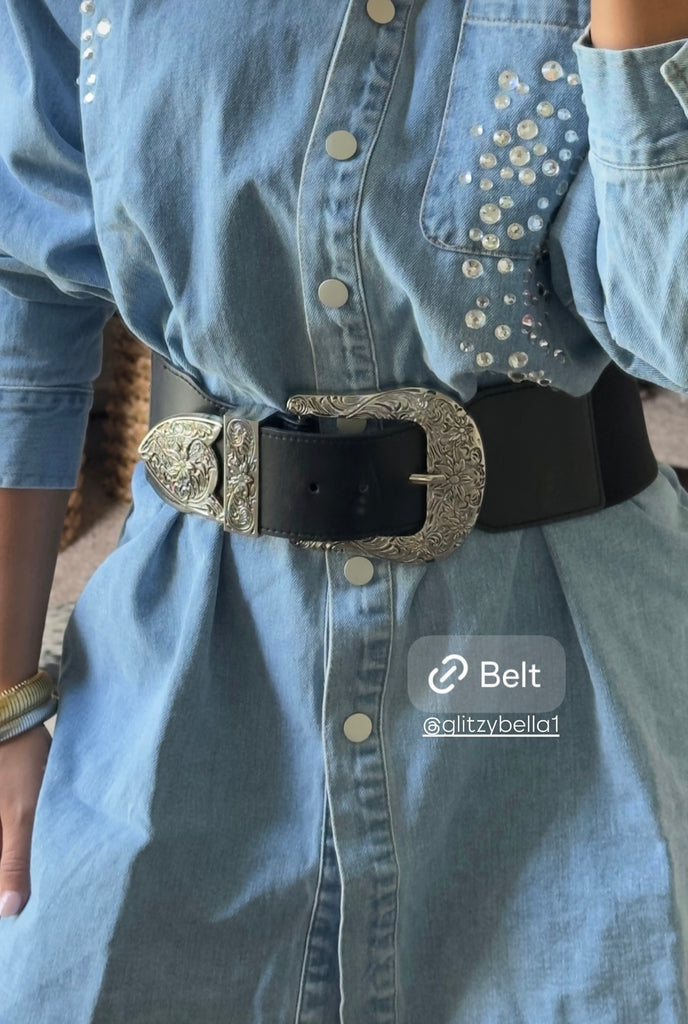 NEW!! "The Westgate" Western Stretch Belt in 2 Colors!