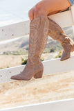 BEST SELLER!! The "Jules" Cowboy Boot in Taupe