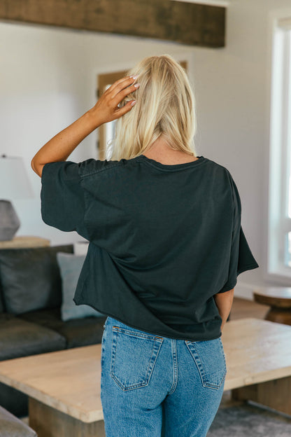 NEW!! "Born Free" Oversized Cropped Tee