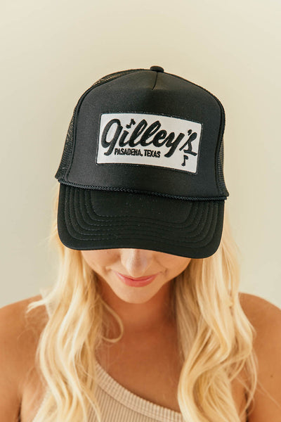 NEW!! Gilley's Texas Trucker Hat in Black